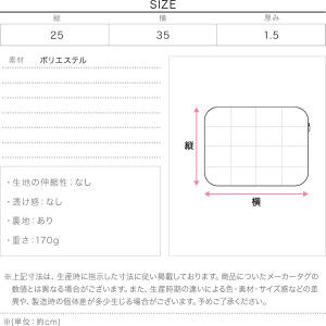 PCケース 14インチ キルティング 黒 シル...の詳細画像3