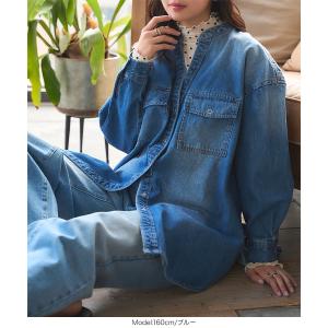 ジャケット デニムシャツ レディース トップス...の詳細画像5