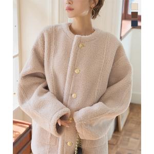 日替わりセール ボアコート レディース ムートンコート リバーシブル アウター 40代 ムートンジャケット K1394送料無料