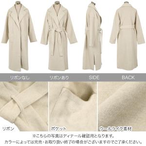 アウター コート レディース ロング 40代 ...の詳細画像2