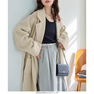 アウター コート レディース ロング 40代 ...の詳細画像5