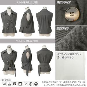 ベスト トレンチ レディース 40代 上品 き...の詳細画像2