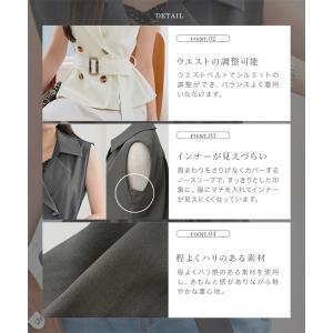 ベスト トレンチ レディース 40代 上品 き...の詳細画像5