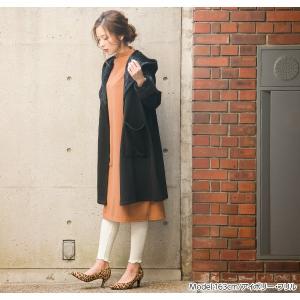 リブレギンス レディース レイヤード スリット...の詳細画像5