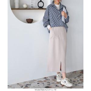 ナロースカート 40代 50代 タイト ウエス...の詳細画像4