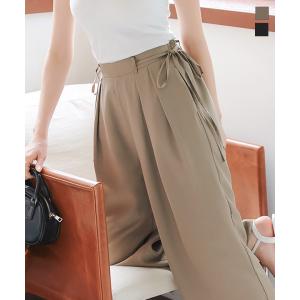 ワイドパンツ レディース きれいめ 50代 40...の商品画像