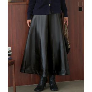 スカート フレアスカート ロング ミディアム レ...の商品画像
