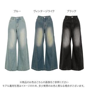 日替わりセール デニム レディース 圧倒的着痩...の詳細画像1