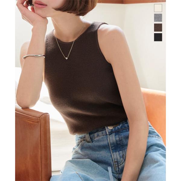 アメスリリブタンク アメスリタンクトップ タンクトップ レディース ショート丈 トップス インナー ...