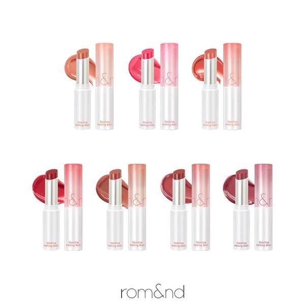 ロムアンド グラスティングメルティングバーム リップ 口紅 バーム 韓国コスメ 保湿 rom&amp;nd ...