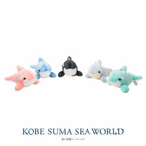 シャチマスコットキーチェーン パステルピンク