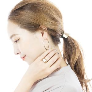 ☆エッジ メタル プレート ポニーフック ヘア...の詳細画像2