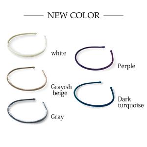 12色☆フリーヘアバンド サイズ調節 細身 ベ...の詳細画像5