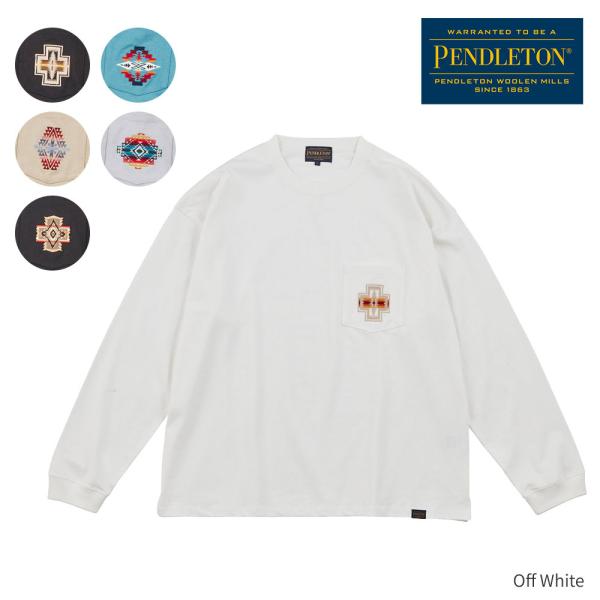ペンドルトン PENDLETON ロングスリーブ エンブロイダリーTシャツ 1475-5004