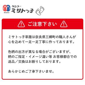 ミサトっ子草履 子供用(メロンソーダ)の詳細画像2