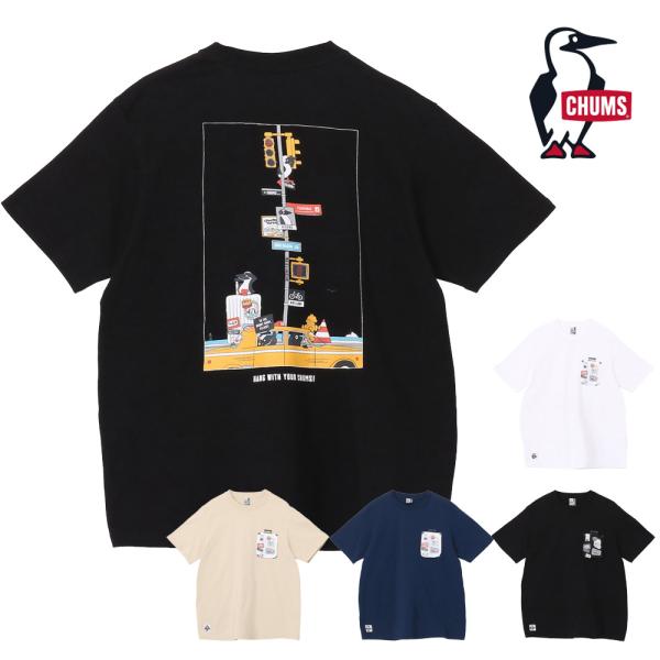 チャムス CHUMS ブービーロストシティトリップポケットTシャツ CH01-2739