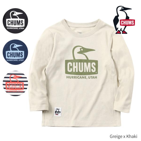 チャムス CHUMS キッズブービーフェイスL/Sティーシャツ CH21-1305
