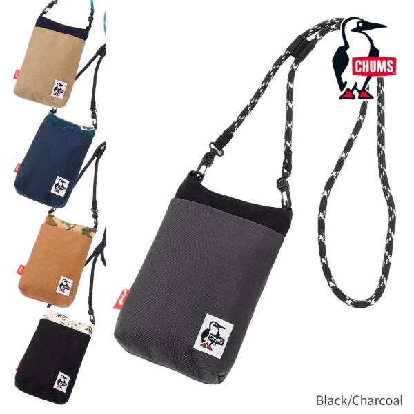 チャムス CHUMS ロープショルダーポーチスウェットナイロン CH60-3815