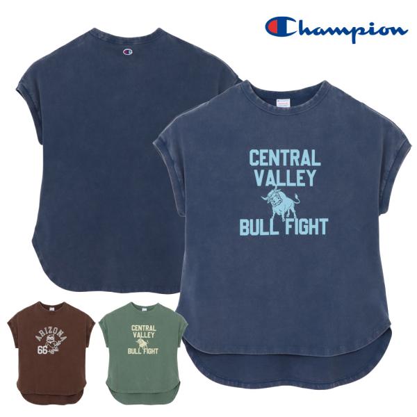 チャンピオン Champion フレンチ半袖Tシャツ 半袖Tシャツ レディース CW-D308