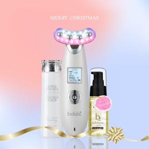美顔器 エイジングケア LED EMS RF リニューアル リフトケア＜美容ジェル/ふきとり化粧水 毛穴ケア付き/1年保証/日本製＞ プレゼント