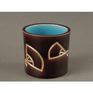 江戸千家 不白流 川上 閑雪 書付 宗鶴手造 赤蓋置 : 古美術植松 - 通販