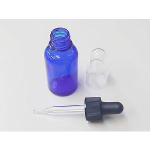 遮光瓶 Tコバルト 30ml スポイト/OC付の詳細画像1