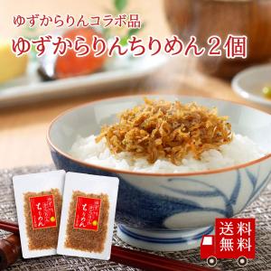 ゆずからりんちりめん 55g 2個セット つくだ煮 ちりめん 佃煮 ちりめん佃煮 ご飯のお供 ふりかけ お弁当 おにぎり おうちごはん お土産 おかず