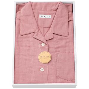 UCHINO ウチノ マシュマロガーゼ レディースパジャマ ピンク Lサイズ RC20822-P-L