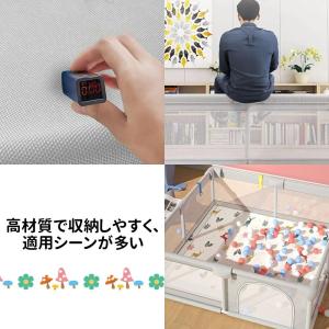 ベビーサークル メッシュ 四角 約2畳 通常サ...の詳細画像5