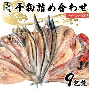 「すずひで」 こだわり 干物 ひもの 9種 詰め合わせセット ハイパック包装