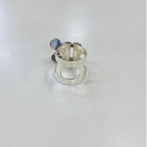 ビュッフェクランポン B♭クラリネット用リガチャー 銀メッキ