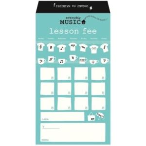 月謝袋 Everyday Music ブルー