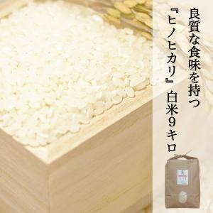 米 9kg 白米 ヒノヒカリ 農家直送 岡山の米 晴れの国岡山 旨味と粘りをしっかりとしたお米｜kochikobo