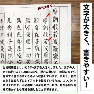 写経用紙 無地 土佐和紙50枚 見本付き 般若...の詳細画像4