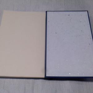 御朱印帳 納経帳 土佐和紙 青 メール便送料無料の詳細画像1