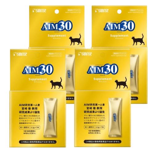 猫サプリメント アミノ酸 aim30 おまとめ 4個セット 健康維持 タウリン 宮崎教授 AIM エ...