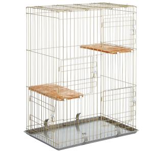 猫 キャット ケージ ゲージ マルカン 二段 2段 マルカン 猫 ケージ 2段 キャットケージ 猫ケージ 猫用ケージ 大型 猫
