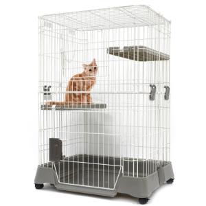 マルカン 猫 ケージ 2段 キャットケージ 猫ケージ 猫用ケージ 大型 猫