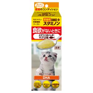 猫 食欲増進 サプリ 栄養補給 健康維持 食欲 元気ない DHA ビタミン ミネラル タウリン  マグロ味 アース チョイスプラス スタミノン 30g