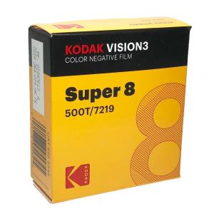 スーパー8 / コダック VISION3 500T カラーネガティブ フィルム 7219 / 50フィート カートリッジ
