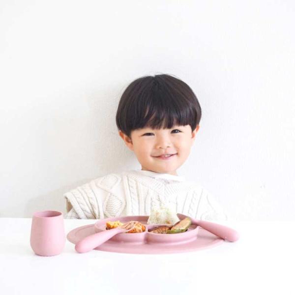 ezpz Mini Feeding Set ローズピンク 対象月齢 : 12ヶ月