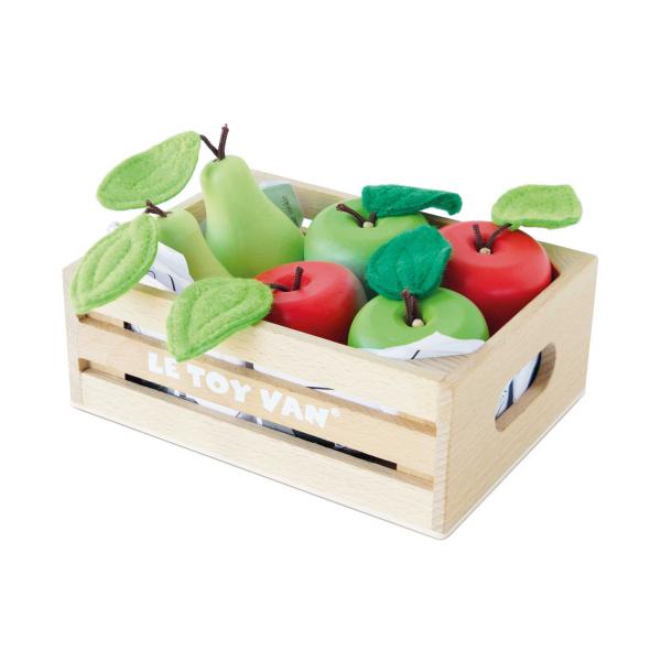 誕生日 プレゼント 入園祝い 入学祝い 七五三 木材　知育玩具  おかいもの　りんご・梨セット