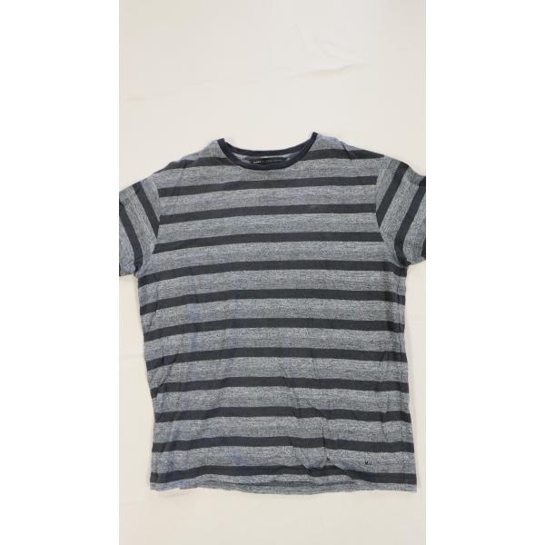 Tシャツ MARC BY MARC JACOBS マークバイマークジェイコブス ボーダー グレー×黒...