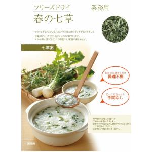 業務用 フリーズドライ乾燥七草 春の七草60g...の詳細画像1
