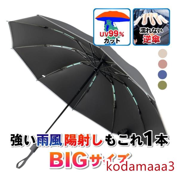 折りたたみ傘 自動開閉 軽量 晴雨兼用 ワンタッチ メンズ レディース 風に強い 遮光 日傘 コンパ...