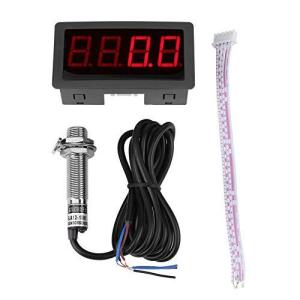 DC8-24V 30mA 4デジタルLEDタコメーターRPMスピードメーター+ホール近接スイッチセンサーNPN