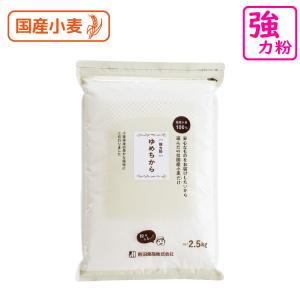 強力粉 ゆめちから 2.5kg 国産100％ 前田食品 製粉会社直営 業務用