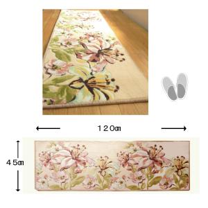 キッチンマット 45 × 120 cm 洗える...の詳細画像2