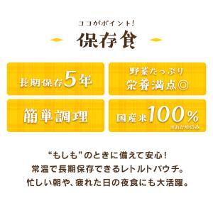 パウチ非常食7種200g 250g 災対食 パ...の詳細画像1