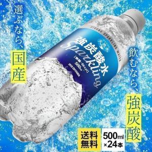 炭酸水 500ml 24本 送料無料 強炭酸水 炭酸 強炭酸 24本セット アイリスの天然水 天然水 アイリスオーヤマ まとめ買い スパークリングウォーター 代引き不可